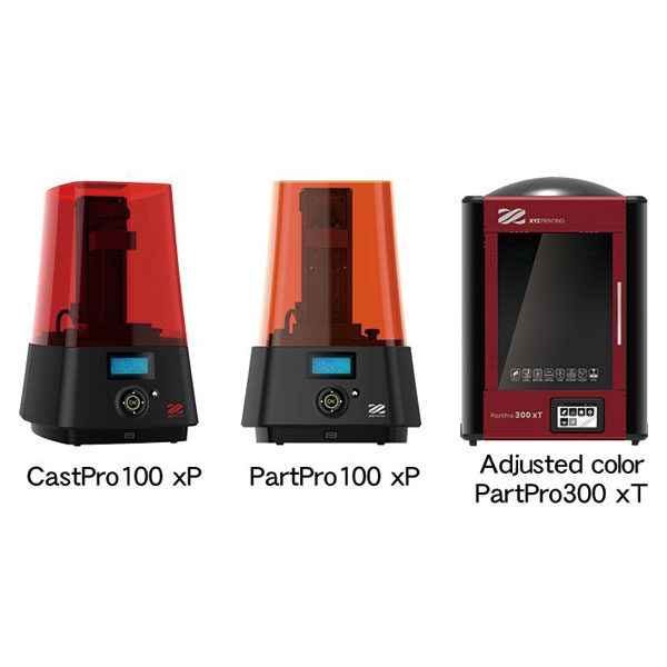 XYZ社産業用3Dプリンター　DLP「CastPro 100xP」「PartPro 100xP」/高性能FDM「PartPro 300xT」のイメージ画像