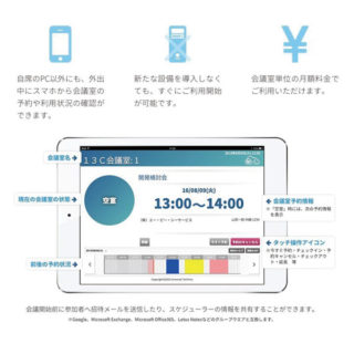 会議室運用の改善と効率化を実現のイメージ画像