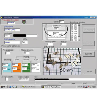 自動めっき条件設定PCシステムのイメージ画像