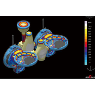 鋳造プロセスシミュレーションのイメージ画像