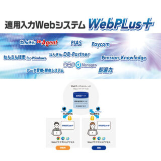 適用入力Webシステム　WebPLus+のイメージ画像