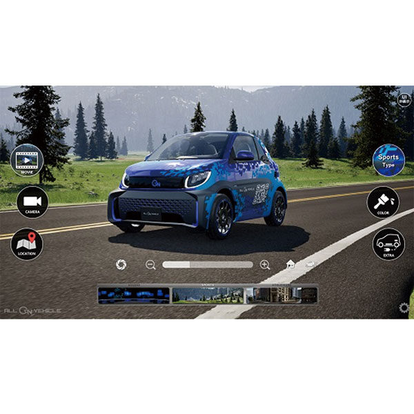 カーライフを高品質３Dでリアルに再現のイメージ画像